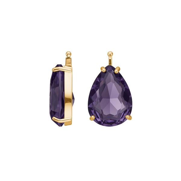 Glas facet m/fg sølv, från Heinzendorff