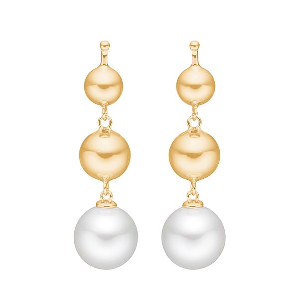 Forg. sølv system-vedhæng m. perle, från Heinzendorff