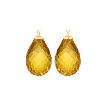 Glas facetteret farve70 m/fg sølv - par, från Heinzendorff