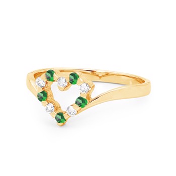 Emerald ring, from Bee
