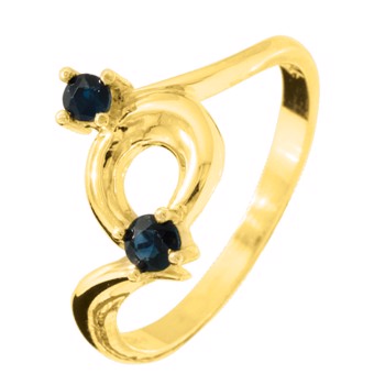 Ring with safire, from Bee