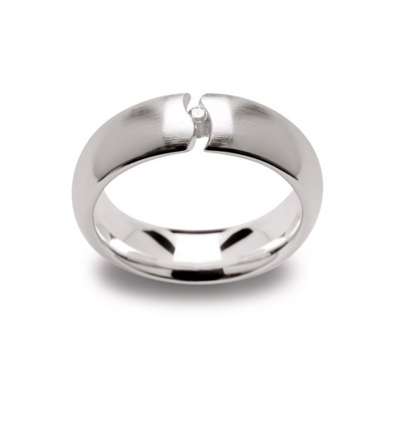 925/- Ring mat, dia. 0,03CT W-SI, från Bastian Inverun