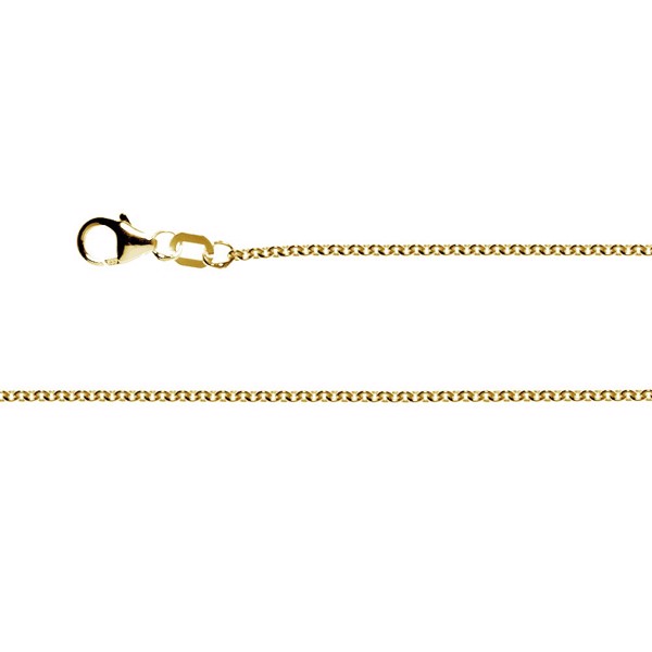925/- rund ankerkæde karabin fg 1,5 mm 45cm, från Bastian Inverun