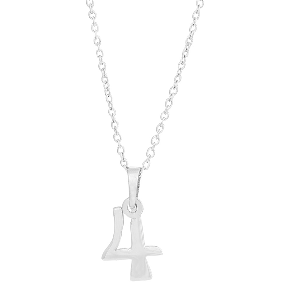 SIERSBØL sølv rhod. vedhæng 4 inkl. kæde, från Siersbøl