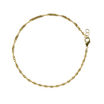 9kt armbånd & halskæde 45cm, från San - Links of Joy