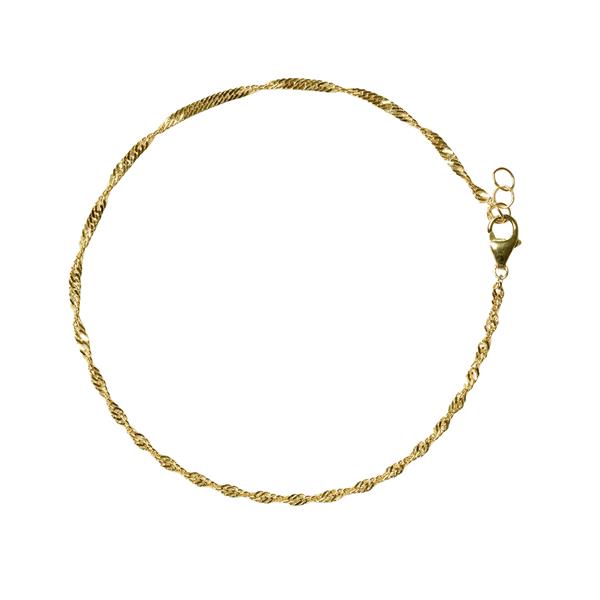 9kt armbånd & halskæde 45cm, från San - Links of Joy