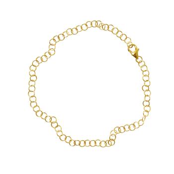 14kt armbånd & halskæde 16+1cm, från San - Links of Joy