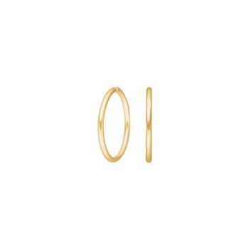 Forgyldt sølv creol 16mm udvendigt, från Siersbøl