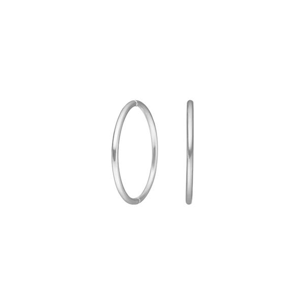 Rhod. sølv creol 18 mm udvendigt, från Siersbøl