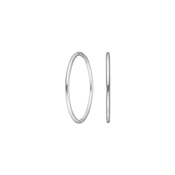 Rhod. sølv creol 22 mm udvendigt, från Siersbøl