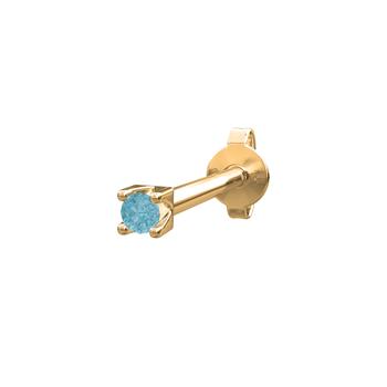 14kt. guldørestik London topaz PIERCE52 1stk, från Nordahl