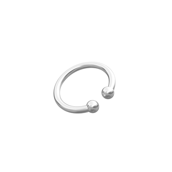 Rhod. sølvearcuff PIERCE52 1 stk., från Nordahl