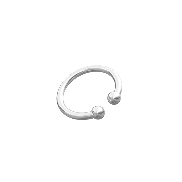Rhod. sølvearcuff PIERCE52 1 stk., från Nordahl