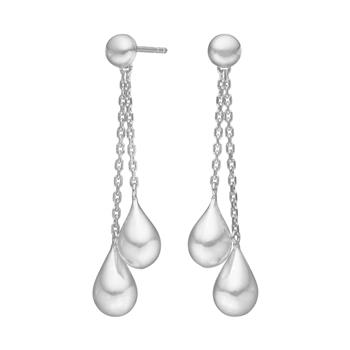 Rhd. sølv ørehængere DROPS52, från Nordahl