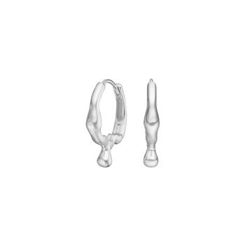 Rhd. sølv creoler FLUID52, från Nordahl