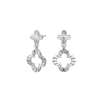 Rhd. sølv ørehængere CLOVERA52, från Nordahl