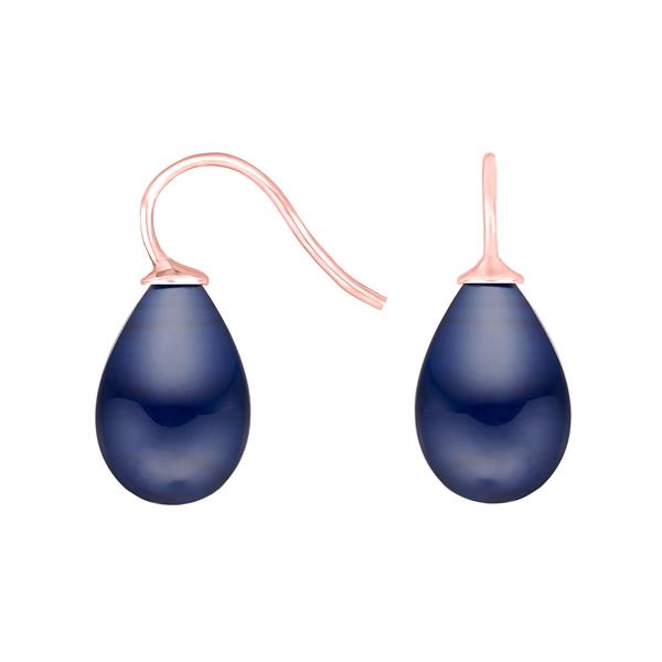 Rosaforg. sølvøreh. m/bøhmisk kvartsglas farve84, från Heinzendorff