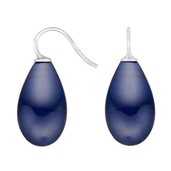 Rhod. sølvøreh. m/bøhmisk kvartsglas farve84, från Heinzendorff