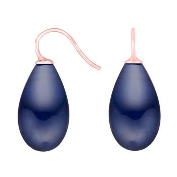 Rosaforg. sølvøreh. m/bøhmisk kvartsglas farve84, från Heinzendorff