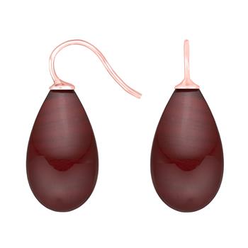 Rosaforg. sølvøreh. m/bøhmisk kvartsglas farve84, från Heinzendorff