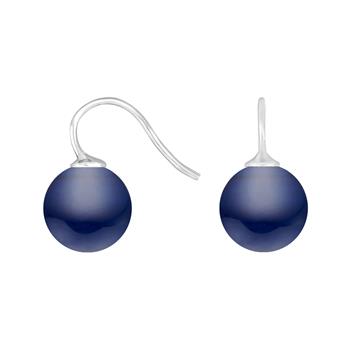 Rhod. sølvøreh. m/bøhmisk kvartsglas kugle 12mm, från Heinzendorff