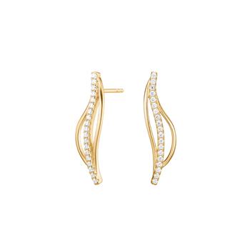 Forgyldt sølv ørestikker RAMIRANOR, från Joanli Nor