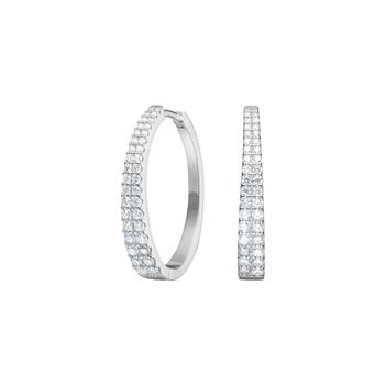 Rhd. sølv creoler large RUNANOR, från Joanli Nor