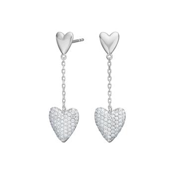 Rhd. sølv ørehængere RISANOR, från Joanli Nor