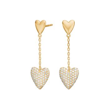 Forgyldt sølv ørehængere RISANOR, från Joanli Nor