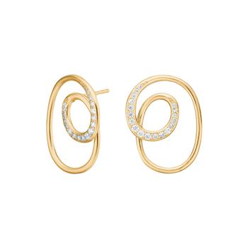 Forgyldt sølv ørestikker small RUELLENOR, från Joanli Nor