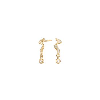 Forgyldt sølv ørestikker SELMANOR, från Joanli Nor