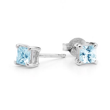 Silver earrings, from Bee