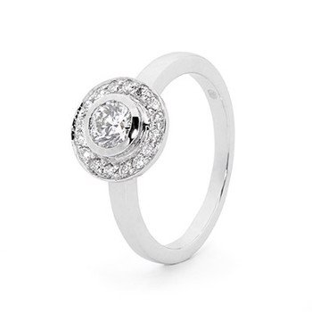 Silver ring, from Bee