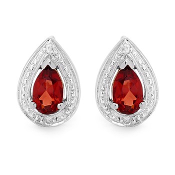 Silver earrings, from Bee
