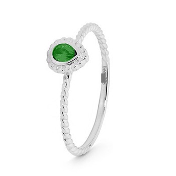 Silver ring, from Bee