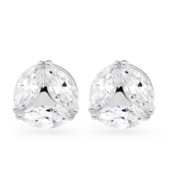 Silver earrings, from Bee
