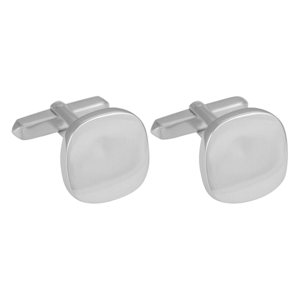 SON rhod. sølvmanchetknapper poleret, från Son of Noa