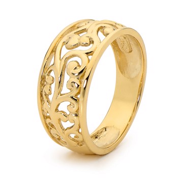 Gold ring, from Bee