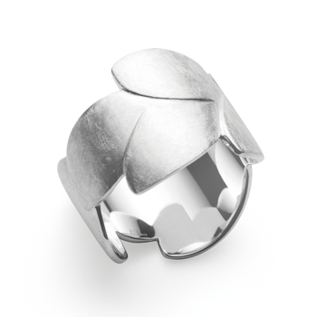 925/- Ring, rho. mat/børstet, från Bastian Inverun