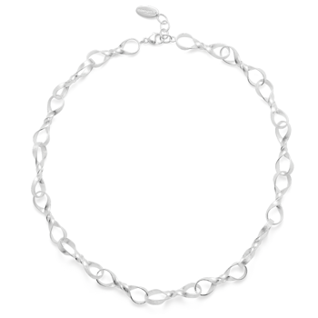 925/- collier børstet, 47cm + 2cm, från Bastian Inverun
