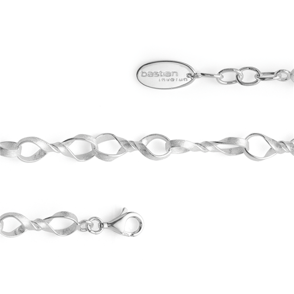 925/- armbånd skrabe mat, 19cm + 1,5cm, från Bastian Inverun