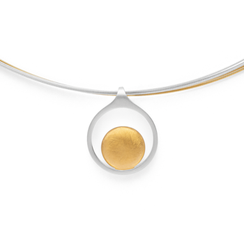 925/- Vedhæng, delvis fg mat/børstet, från Bastian Inverun