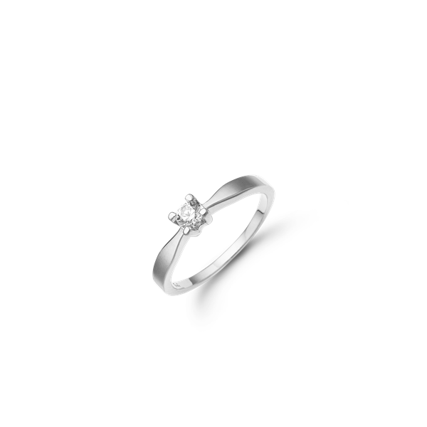 ETERNITY 14KT HV.D.RING 1X0,15CT WSI 4/G, från Aagaard
