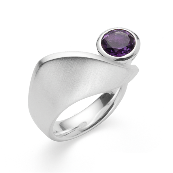 925/- Ring mat/blank, ametyst 1,20ct, från Bastian Inverun