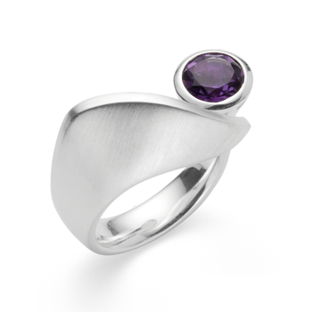 925/- Ring mat/blank, ametyst 1,20ct, från Bastian Inverun