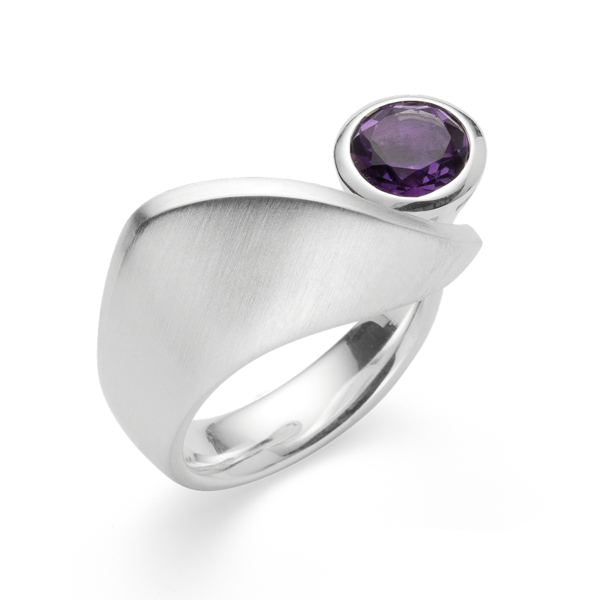 925/- Ring mat/blank, ametyst 1,20ct, från Bastian Inverun