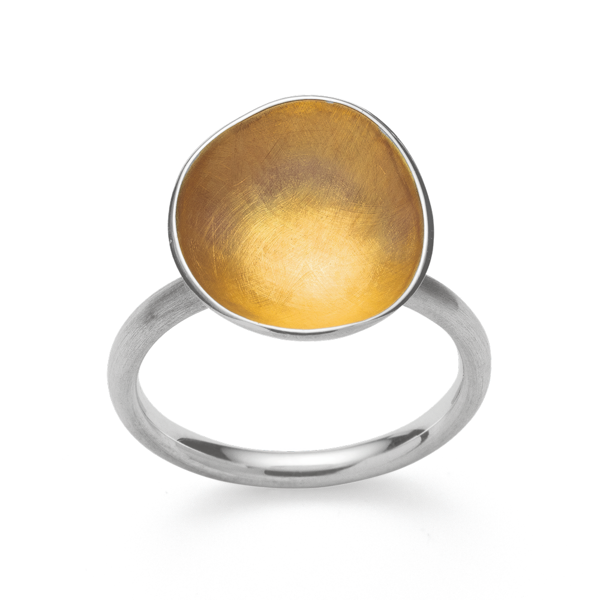 925/- Ring, delvis jfr. mat/børstet mat, från Bastian Inverun