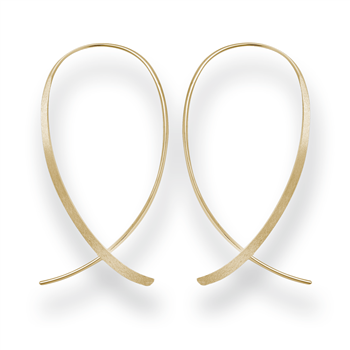 925/- øreringe, forgyldt, från Bastian Inverun