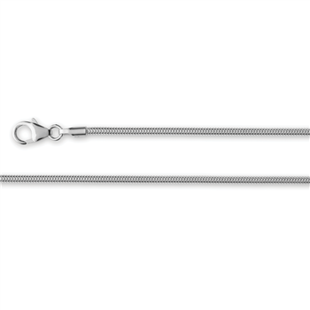 925/- snake chain, mat, 1,6mm, från Bastian Inverun