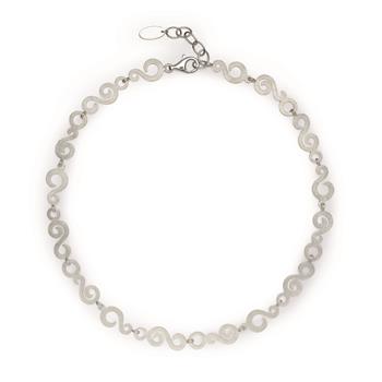 925/- Collier, mat, 45 + 3cm, från Bastian Inverun